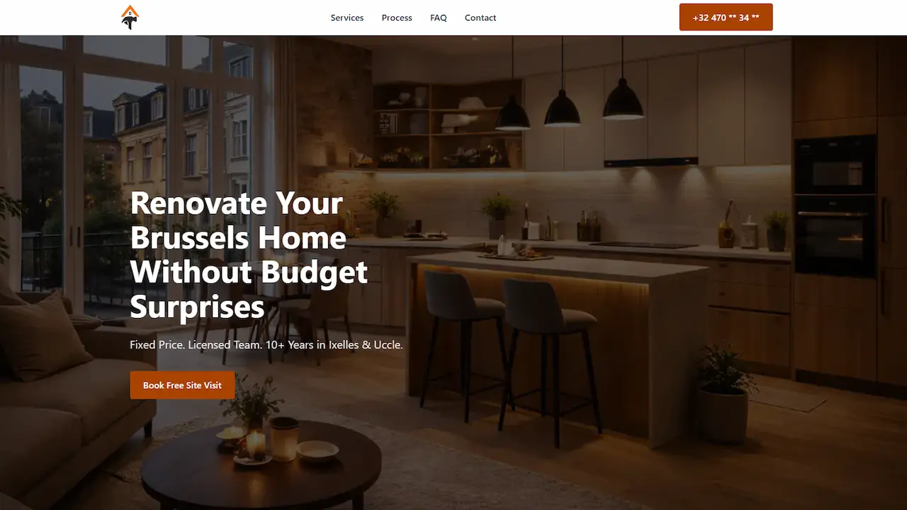 Construction template preview